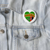 Zambian Girl Ronde Button 5,7 cm (In situ)