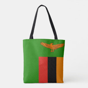 Zambische vlag, Vlag van Zambia Tote Bag