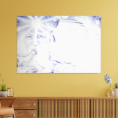 Zamolexis en de Dacische Sfinx Canvas Afdruk (Insitu (Woonkamer))