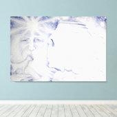 Zamolexis en de Dacische Sfinx Canvas Afdruk (Insitu (Houten vloer))