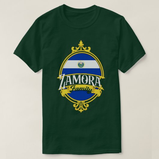 Zamora Familie El Salvador T-shirt (Design voorkant)