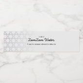 ZamZam Waterflesetiket Waterfles Etiket (Enkel label)