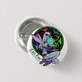 Zan Fae (#5) Ronde Button 3,2 Cm (Voorkant /achterkant)
