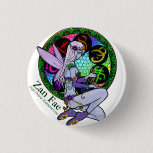 Zan Fae (#5) Ronde Button 3,2 Cm