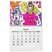 Zan Hanhof Original Artwork Calender. Kalender (Mar 2026)