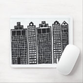 Zan in de stad Mousepad Muismat (Met muis)