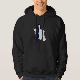 Zan Zendegi Azadi, met de kaart Mahsa (Zhina) Hoodie