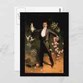 Zan Zig met konijnen en rozen Briefkaart (Voorkant / Achterkant)