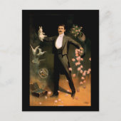 Zan Zig met konijnen en rozen Briefkaart (Voorkant)