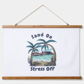 Zand aan Stress uit Hangend Wandkleed (Voorkant)