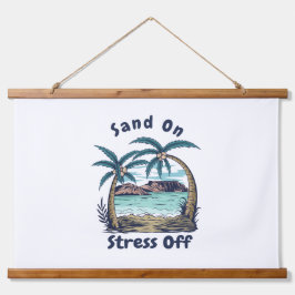 Zand aan Stress uit Hangend Wandkleed