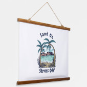 Zand aan Stress uit Hangend Wandkleed (Gebogen)