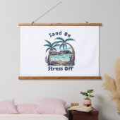 Zand aan Stress uit Hangend Wandkleed (Slaapkamer)