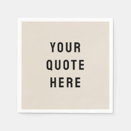 Zand Aangepaste offerte Gepersonaliseerde uw offer Servet