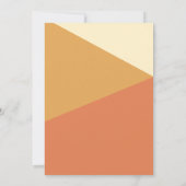 Zand Aarde Tonen | Moderne Retro Stijl Verjaardag Kaart (Achterkant)