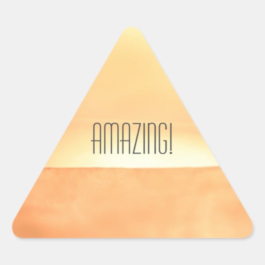 Zand "Amazing"-Sticker Sticker (Voorkant)