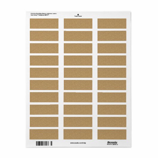Zand-and-strand_paper_beACH SAND BROWN TAN PA Etiket (Full Sheet)