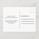 Zand Beach Ocean Change of Address Notice Aankondigingskaart (Achterkant)