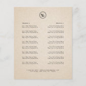 Zand Beige Voeg Logo Toe Restaurant Afhaal Eten Ta Flyer (Achterkant)