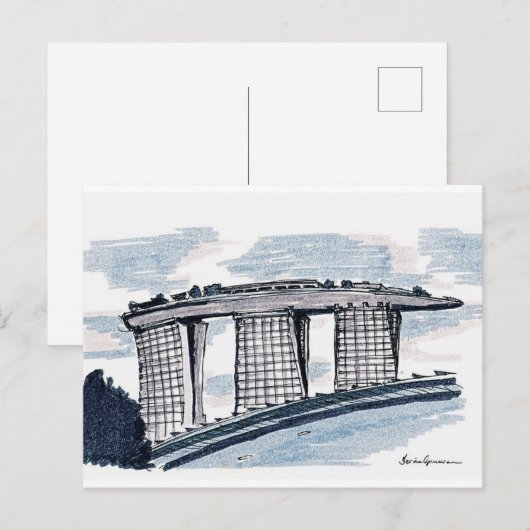 Zand Briefkaart (Voorkant / Achterkant)