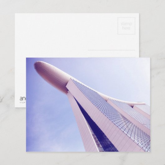 zand briefkaart (Voorkant / Achterkant)