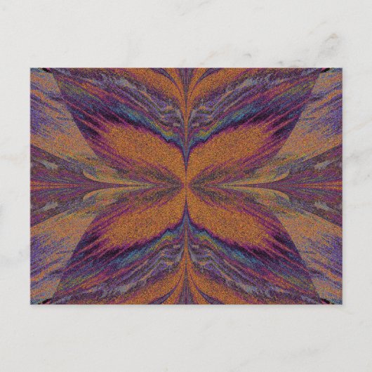 Zand Butterfly 21 Briefkaart (Voorkant)