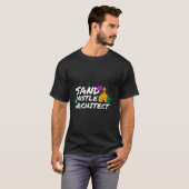 Zand Castle Architect Zand Castle Vacation Beach T-shirt (Voorkant volledig)