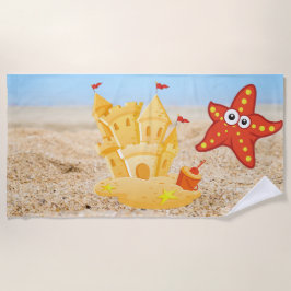 Zand Castle Beach Towel Strandlaken