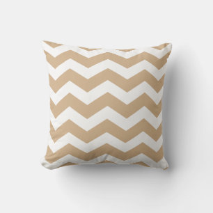 Zand Chevron Patroon Worp Kussen