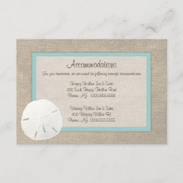 Zand Dollar Beach Accommodatie Kaart Turquoise