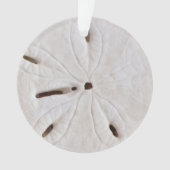 Zand Dollar Beach Coastal White Round Trendy 2020 Ornament (voorkant)