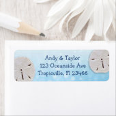 Zand dollar Beach Retouradres Labels (Insitu)