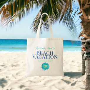 Zand Dollar Custom Beach Cruise Reunion Vakantie Tote Bag