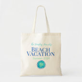 Zand Dollar Custom Beach Cruise Reunion Vakantie Tote Bag (Voorkant)