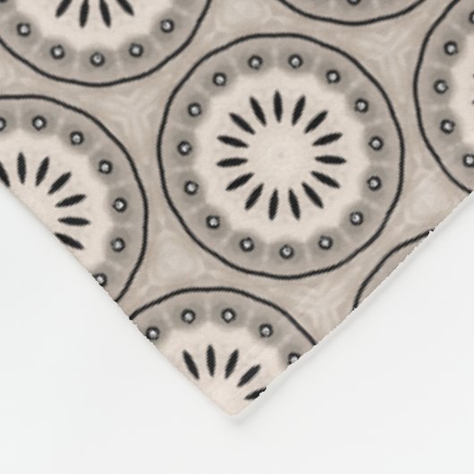 Zand Dollar Fleece Deken (Hoek)