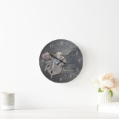 Zand-dollar op zand ronde klok (Huis)