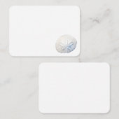 Zand Dollar Photo Flat Note Kaarten Notitiekaartje (Voorkant / Achterkant)