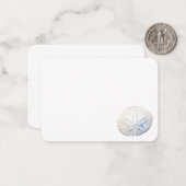 Zand Dollar Photo Flat Note Kaarten Notitiekaartje (Voorkant / Achterkant in situ)