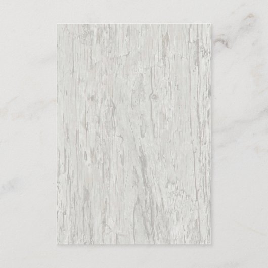 Zand Dollar Rustieke Strand Houten Trouwreceptie E Informatiekaartje (Achterkant)