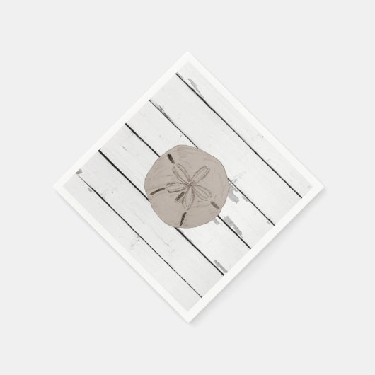 Zand Dollar Schilderen Strand Schip Servet (Hoek)