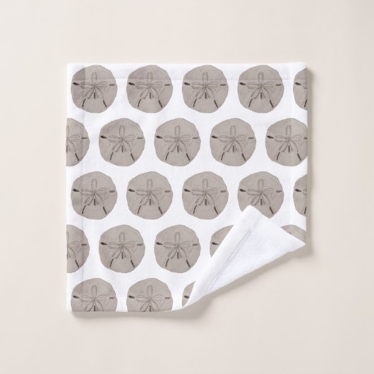 Zand Dollar Strand Badhanddoek Set Bad Handdoek (Wasdoekje)
