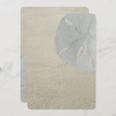 Zand Dollar Strand Blank Programma Fan Paper Programmakaart (Voorkant / Achterkant)