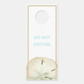 Zand Dollar Strand Bruiloft Net Getrouwd Favor Deurhanger (Achterkant)