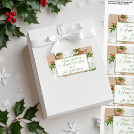 Zand Dollars Gift Wrapping Label Met Tekst