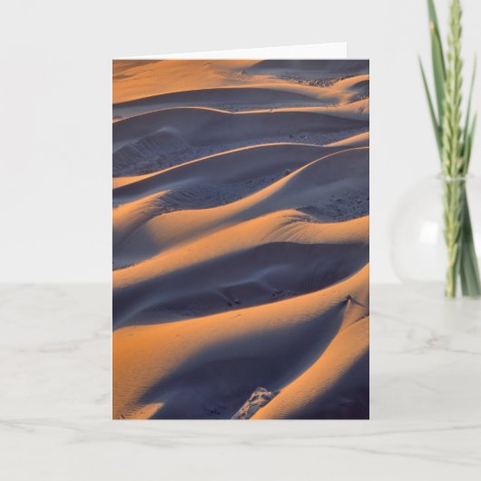 Zand Dune Abstracte Kaart (Voorkant)