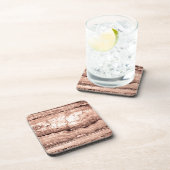 Zand Dune Granite, geelbruine steensteen Drankjes Onderzetter (Rechterzijde)