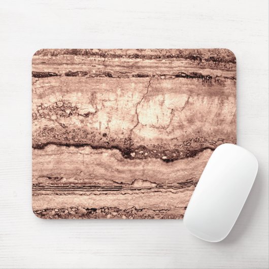 Zand Dune Granite, geelbruine steensteen Muismat (Met muis)