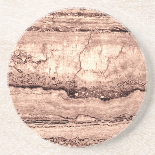 Zand Dune Granite, geelbruine steensteen Zandsteen Onderzetter (Voorkant)