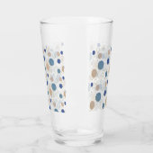 Zand en Blauwe Strand Kleur Stippen Glas (Links)