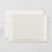 Zand en groene bessen Noteer Kaart (Voorkant)